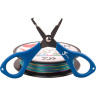 Шнур DAIWA J-Braid Grand X8E-W/SC 135м 0,06мм Island Blue + ножницы 40002624